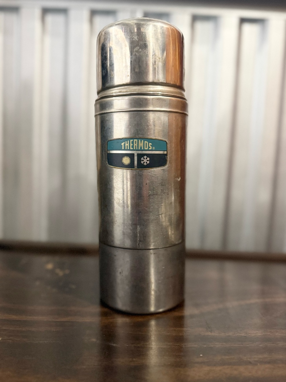 Vintage Thermos King Seeley Stainless Steel Vacuum Bottle Quart 24645